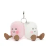 Hot Amuseables Pair of Marshmallows Bag Charm