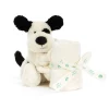Best Bashful Black & Cream Puppy Soother