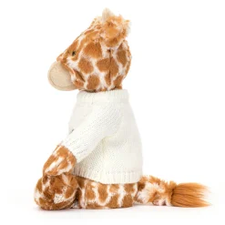 Discount Bashful Giraffe with Personalised Cream Jumper