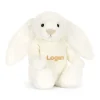 Clearance Bashful Luxe Bunny Luna with Personalised Cream Jumper