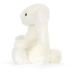 Clearance Bashful Luxe Bunny Luna with Personalised Cream Jumper