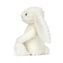 New Bashful Luxe Bunny Nimbus with Personalised Cream Jumper