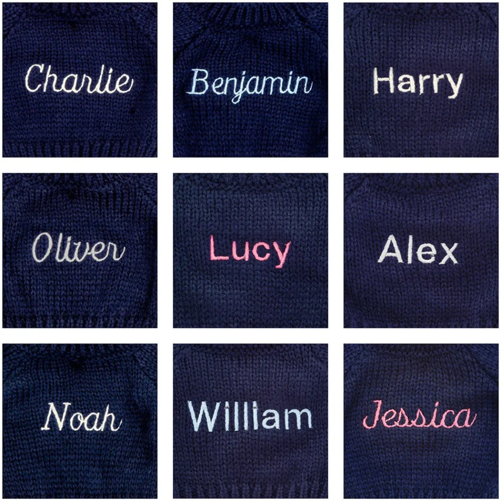 Discount Bashful Shimmer Bunny with Personalised Navy Jumper