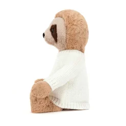 Sale Bashful Sloth with Personalised Cream Jumper