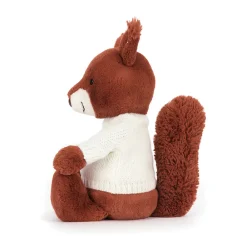 Outlet Bashful Squirrel with Personalised Cream Jumper