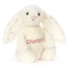Online Bashful Twinkle Bunny with Personalised Cream Jumper