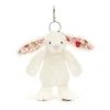 Online Blossom Cream Bunny 'Berry' Bag Charm