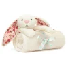 Clearance Blossom Cream Bunny 'Berry' Blankie