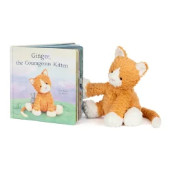Hot Ginger, the Courageous Kitten Book and Fuddlewuddle Ginger Cat