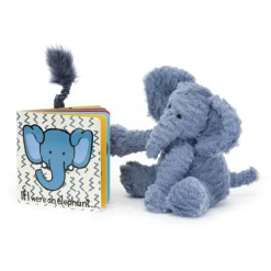 New If I Were An Elephant Board Book and Fuddlewuddle Elephant Medium