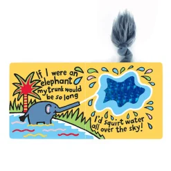 New If I Were An Elephant Board Book and Fuddlewuddle Elephant Medium