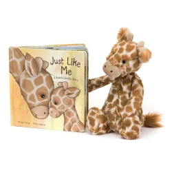 Clearance Just Like Me Book and Bashful Giraffe Medium