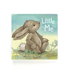 New Little Me Book and Bashful Beige Bunny Medium