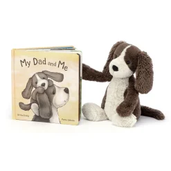 Discount My Dad and Me Book and Bashful Fudge Puppy Medium