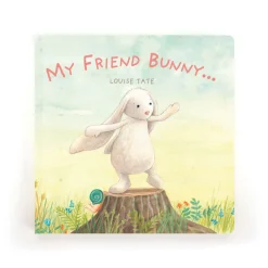 Discount My Friend Bunny Book and Bashful Beige Bunny Medium