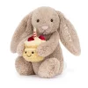 Sale Personalised Bashful Beige Bunny 'Birthday'