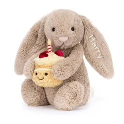 Sale Personalised Bashful Beige Bunny 'Birthday'