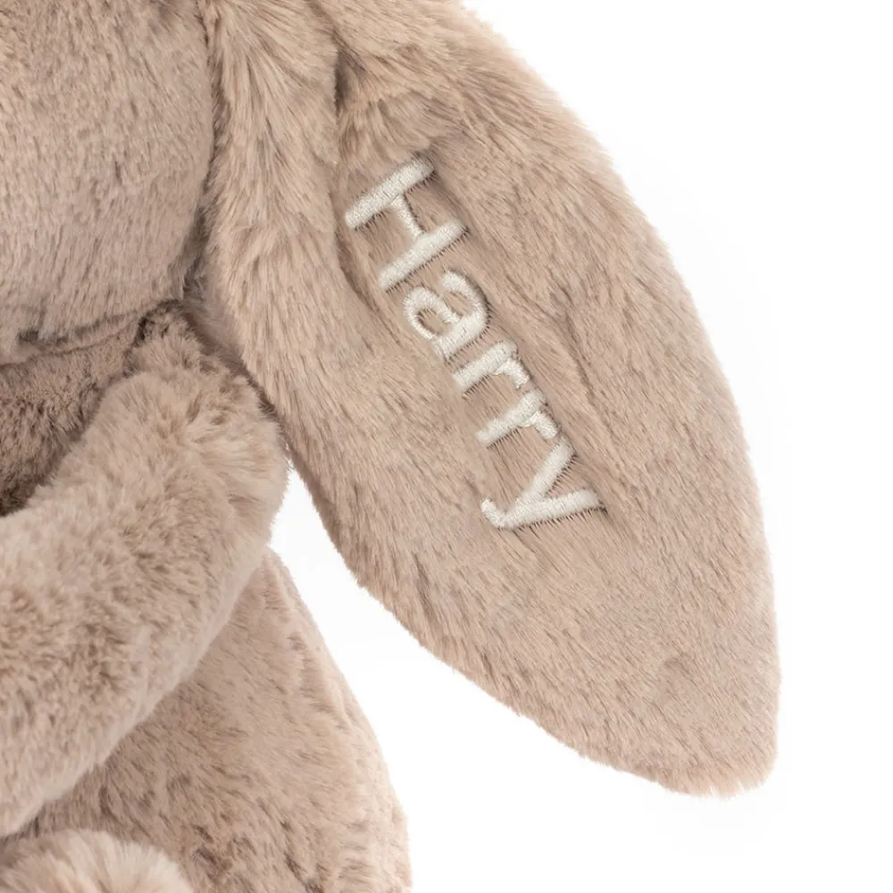 Sale Personalised Bashful Beige Bunny 'Birthday'