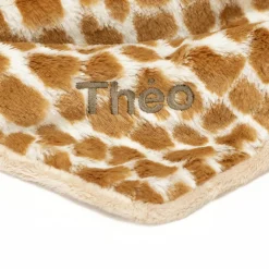 Clearance Personalised Bashful Giraffe Blankie