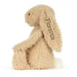 Outlet Personalised Bashful Luxe Bunny Curly Big