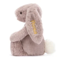 New Personalised Bashful Luxe Bunny Rosa Medium