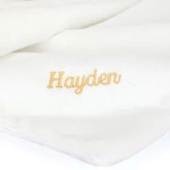 Personalised Bashful Luxe Bunny Luna Blankie