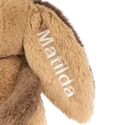 Best Personalised Bashful Patchwork Brown Bunny Original