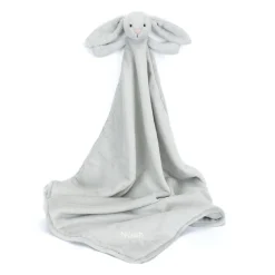 Outlet Personalised Bashful Silver Bunny Blankie