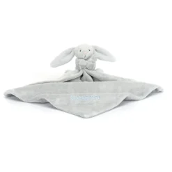 Online Personalised Bashful Silver Bunny Soother