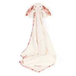 Best Personalised Blossom Cream Bunny 'Berry' Blankie