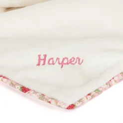 Best Personalised Blossom Cream Bunny 'Berry' Blankie