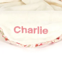 Hot Personalised Blossom Cream Bunny 'Berry' Soother