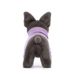 Online Sweater French Bulldog Purple