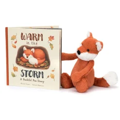 Discount Warm in the Storm Book and Bashful Fox Cub Medium